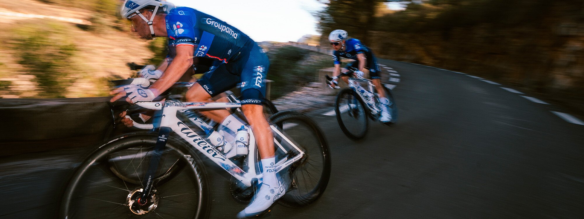 Groupama - FDJ Cycling Team with Filante SLR & Miche Kleos RD Wheelset