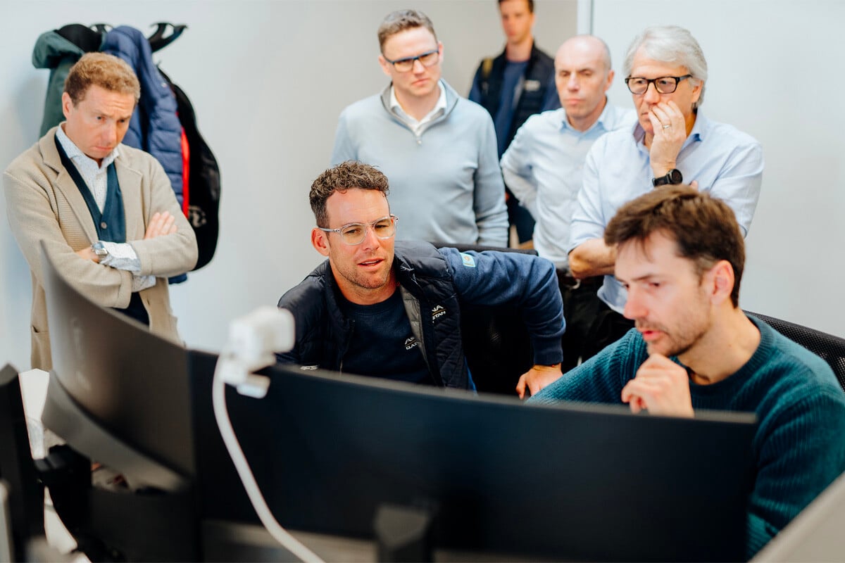 Brainstorming in Wilier Innovation Lab with Mark Cavendish